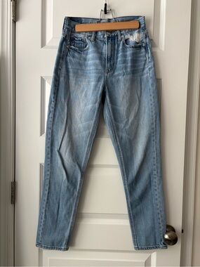 American Eagle Mom Jeans Light Blue Size 0